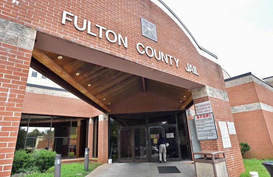 Exterior of Fulton County Jail in Atlanta on Thursday, June 20, 2019